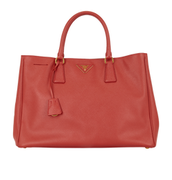 Galleria Top Handle, Leather, Red, MII, E/CL/DB, 3*